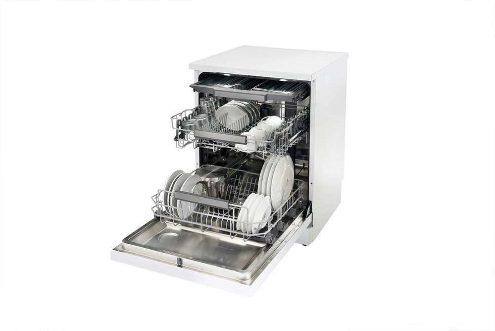 Schonhaus DWSF0115FSBW Dishwasher, 15 Place Settings, White - Image 3 Schonhaus DWSF0115FSBW Dishwasher, 15 Place Settings, White - Image 3