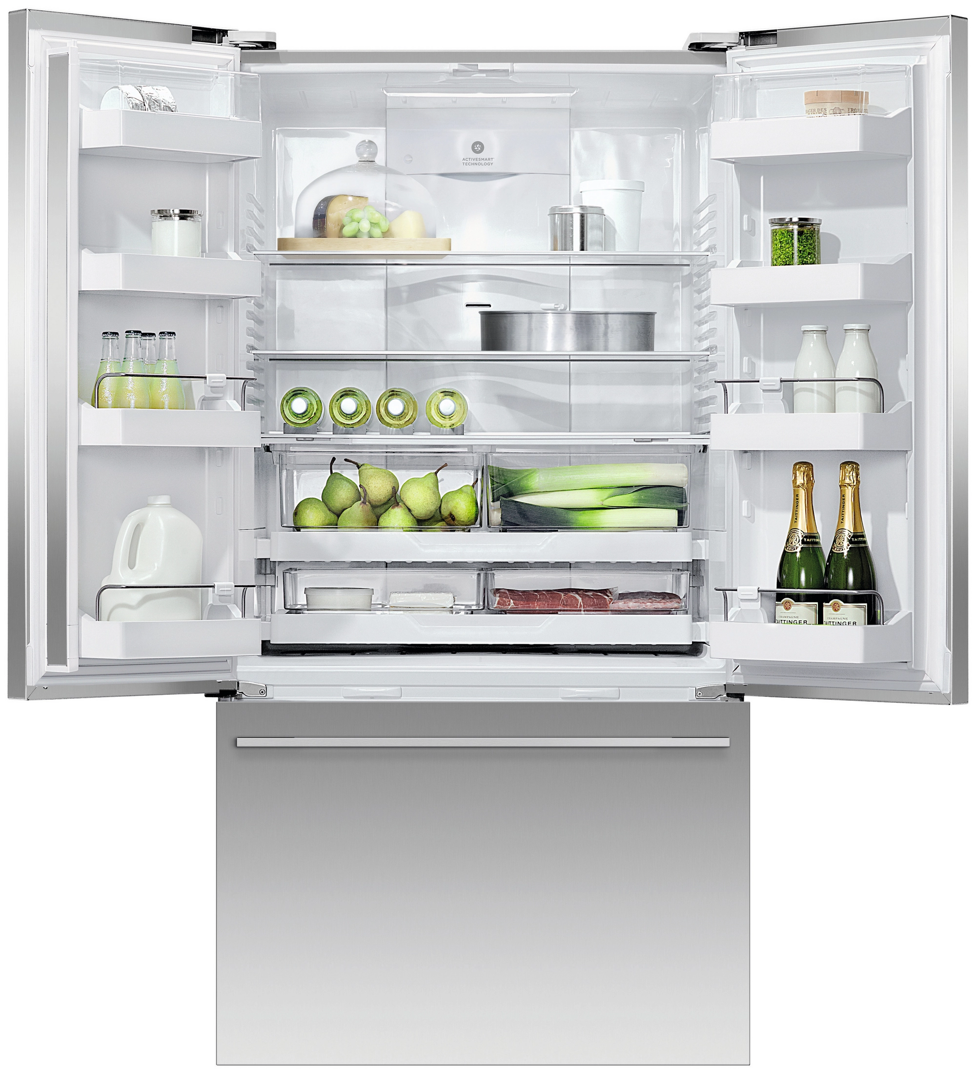 Fisher & Paykel RF610ADJX7 90cm Frost Free American Fridge Freezer - Stainless Steel - Image 2