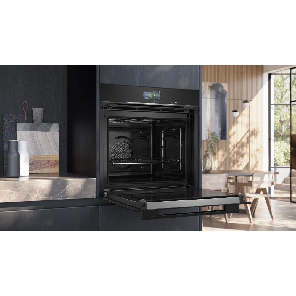 Siemens HB776G1B1B iQ700 Built-In Electric Single Oven – Black - Image 3 Siemens HB776G1B1B iQ700 Built-In Electric Single Oven – Black - Image 3