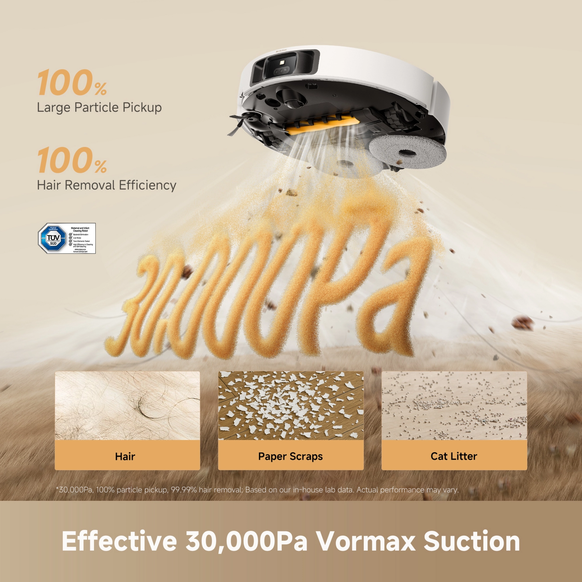 Dreame RLL88HE_WH, L50s Pro Ultra smart vacuum & mop - White - Image 3 Dreame RLL88HE_WH, L50s Pro Ultra smart vacuum & mop - White - Image 3