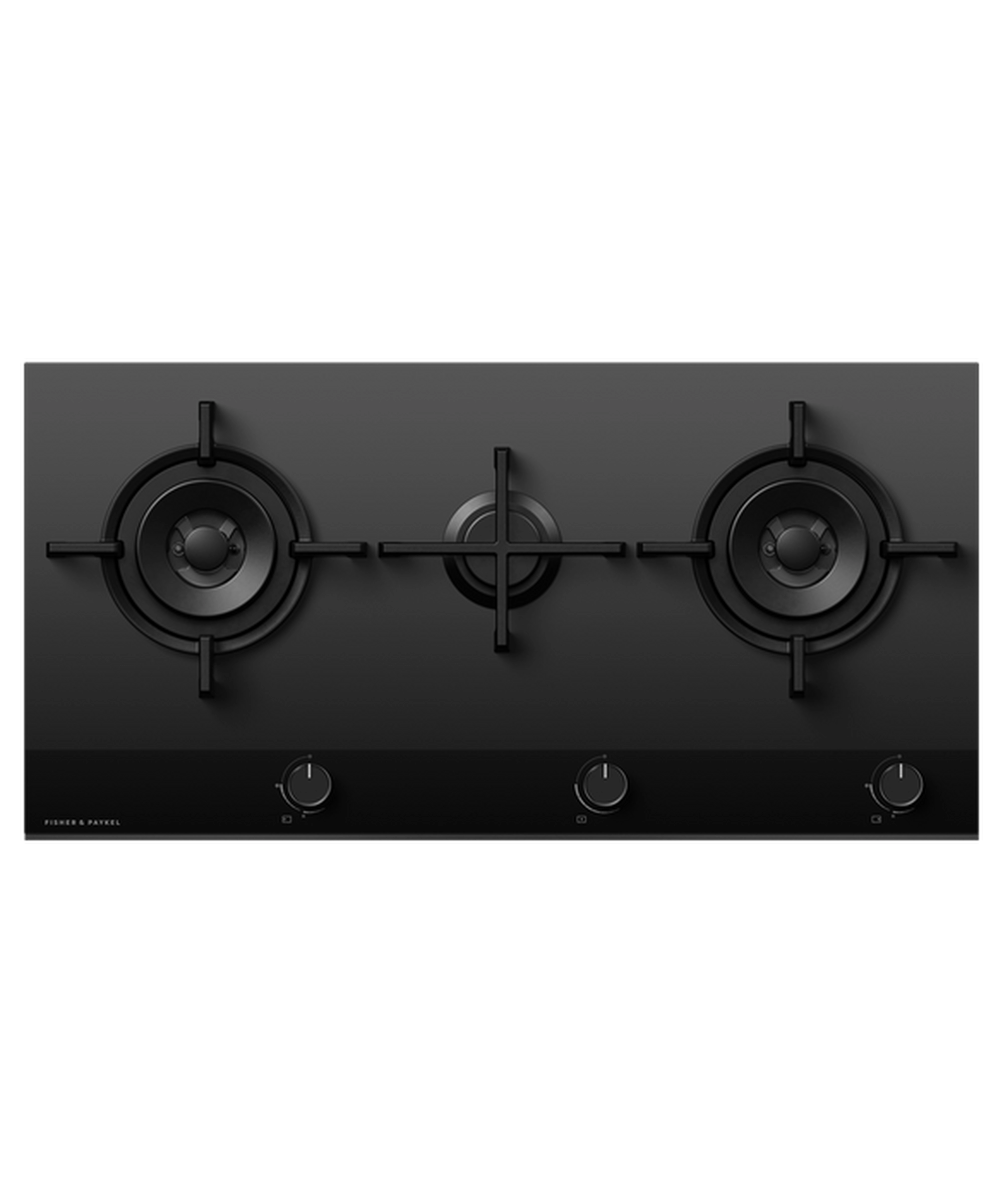 Fisher & Paykel CG903DNGGB4 90cm Gas Hob - Black Glass Fisher & Paykel CG903DNGGB4 90cm Gas Hob - Black Glass