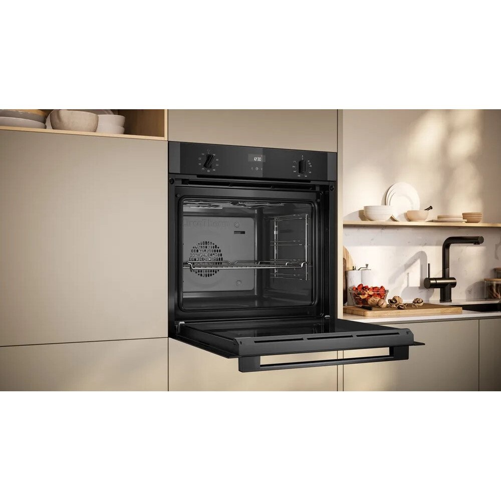 Neff B1ACE4AG3B N50 Built-In Electric Single Oven, Graphite Grey - Image 2 Neff B1ACE4AG3B N50 Built-In Electric Single Oven, Graphite Grey - Image 2