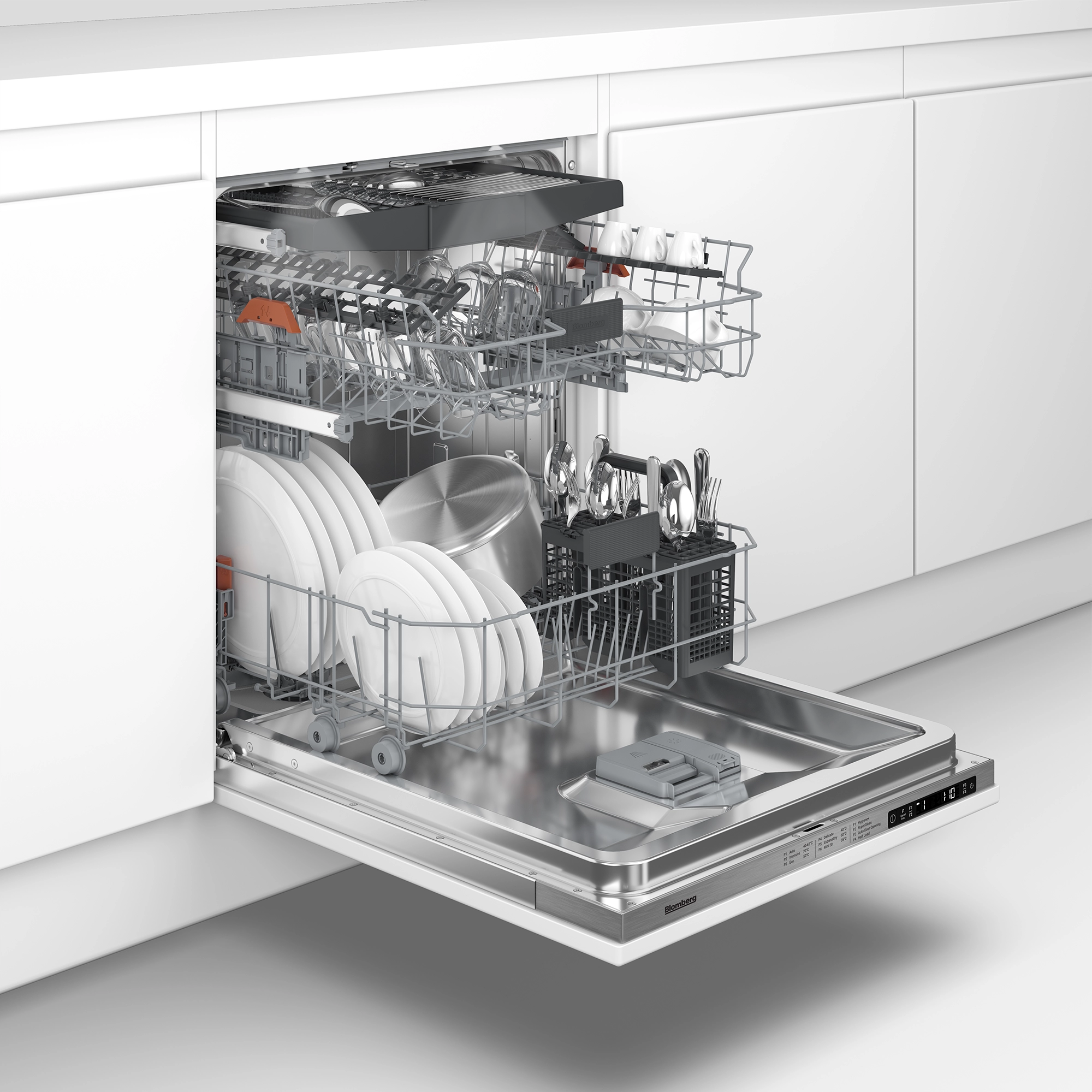 Blomberg LDV52520 Integrated Full Size Dishwasher with Hygiene+ 15 Place Settings - Image 3