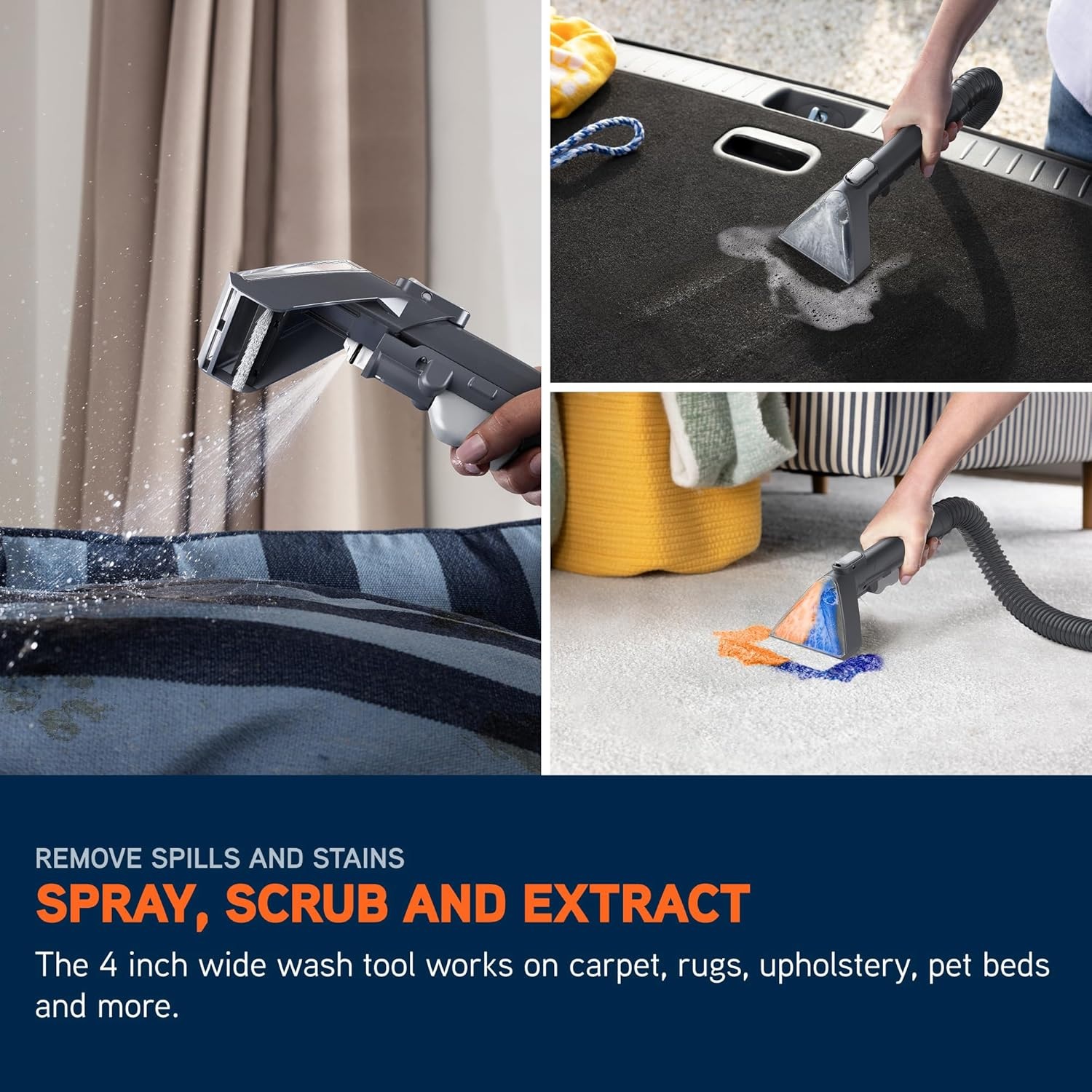 VAX CDSW-MCXS SpotWash Mini Spot Carpet and Rug Cleaner – Grey - Image 7 VAX CDSW-MCXS SpotWash Mini Spot Carpet and Rug Cleaner – Grey - Image 7