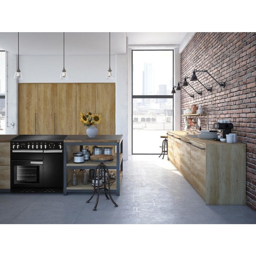 Rangemaster PROP90EIGB-C 90cm Induction Range Cooker Professional Plus Black/Chrome - Image 4