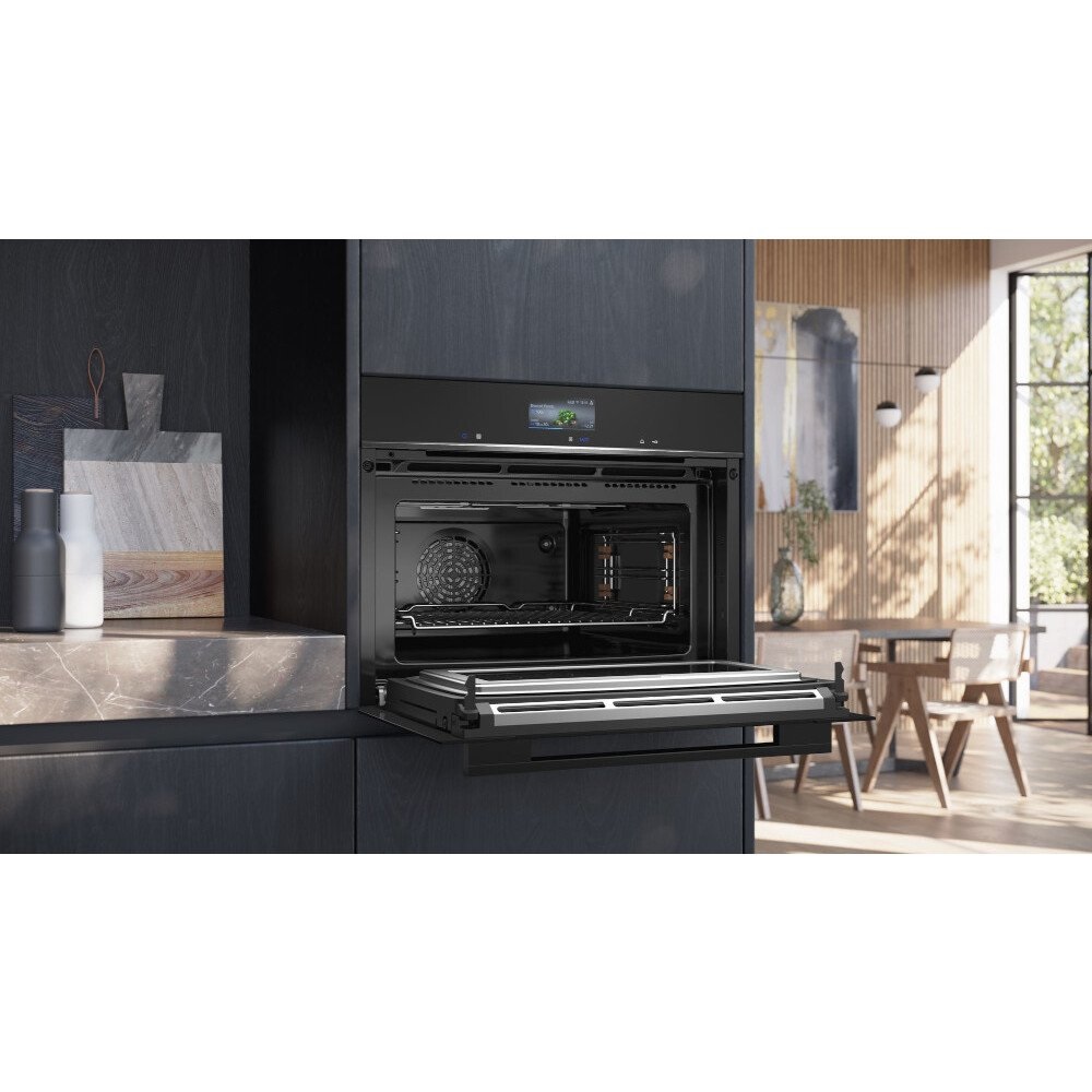 Siemens CM776G1B1B iQ700 Compact Oven with Microwave Function - Black - Image 3 Siemens CM776G1B1B iQ700 Compact Oven with Microwave Function - Black - Image 3