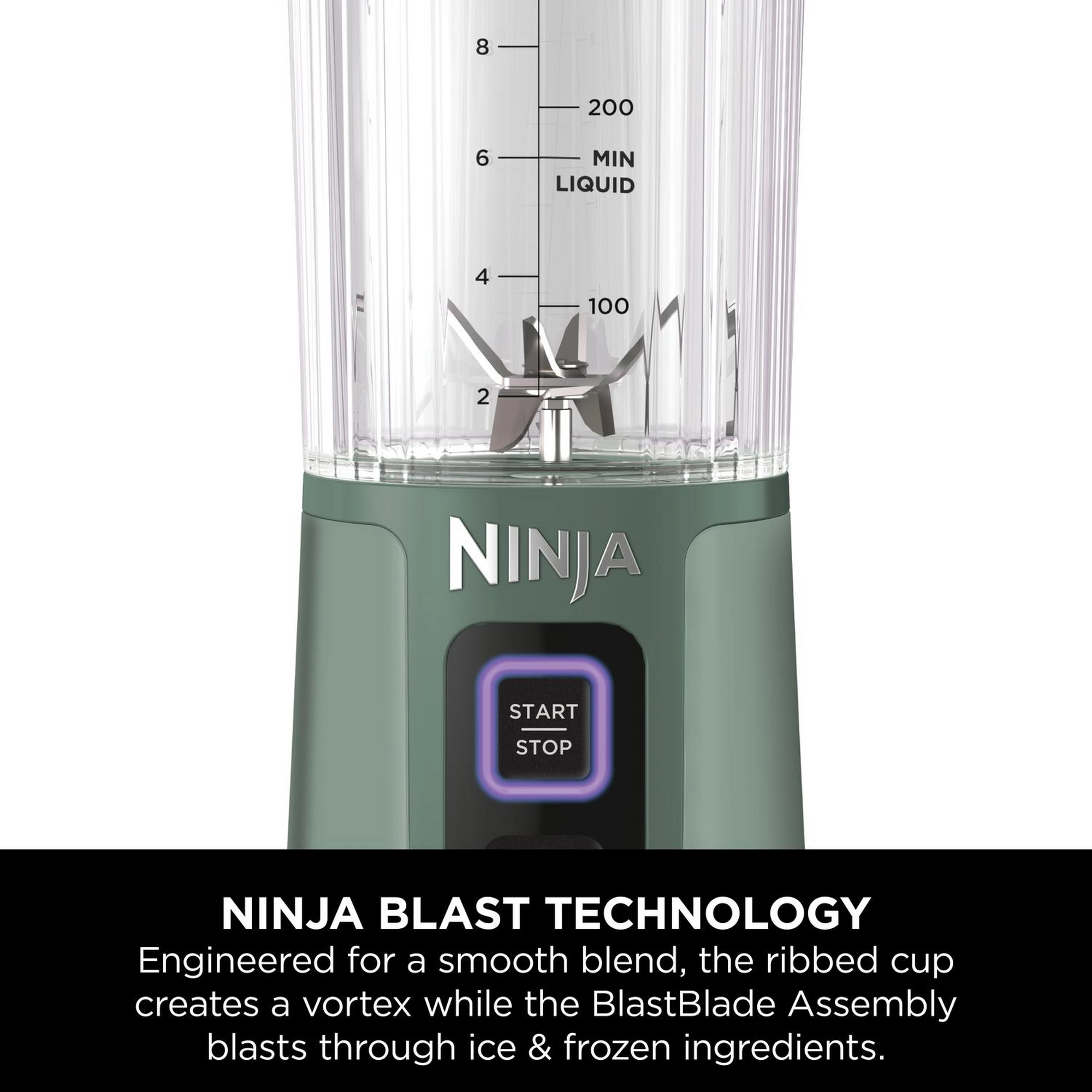 Ninja BC151UKEM Cordless Portable Motorised/Compact Blender - Emerald Green - Image 3 Ninja BC151UKEM Cordless Portable Motorised/Compact Blender - Emerald Green - Image 3