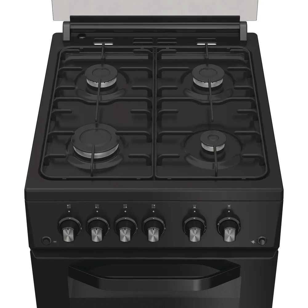 Hotpoint HDG5GCB 50cm Gas Double Cooker - Black - Image 3 Hotpoint HDG5GCB 50cm Gas Double Cooker - Black - Image 3