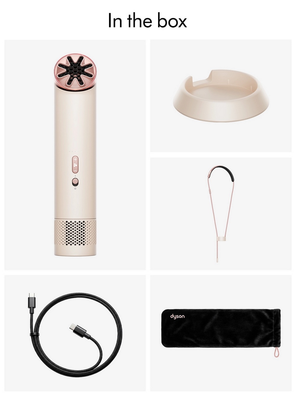 Dyson PF01-ST HushJet Mini Cool - Stone/Blush - Image 8 Dyson PF01-ST HushJet Mini Cool - Stone/Blush - Image 8