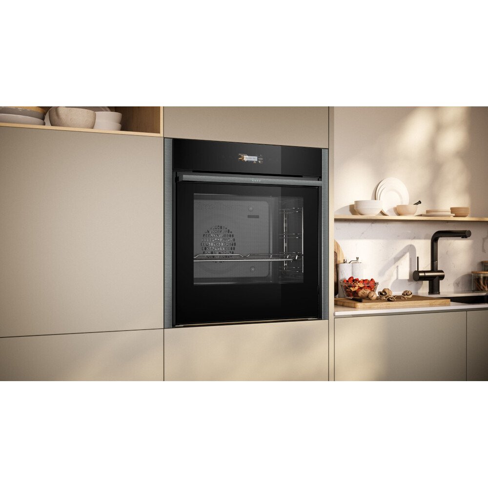 Neff N70 Slide and Hide B54CR31G0B Built-In Electric Single Oven, Graphite Grey, A+ Rated - Image 2