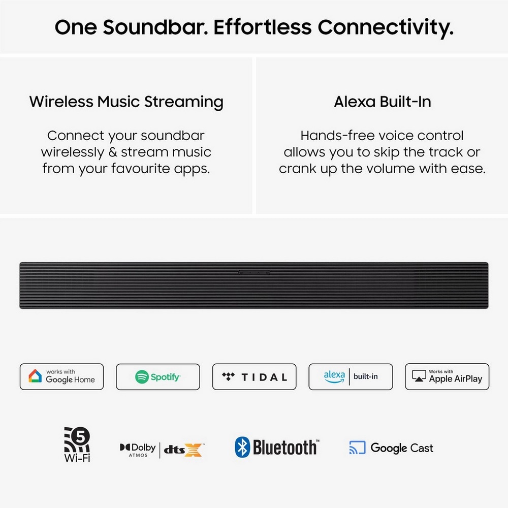 Samsung HW-QS90H/XU 7.1.2ch Q-Series Soundbar with Subwoofer - Graphite Black - Image 3