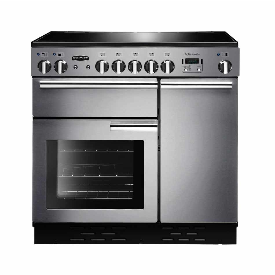 Rangemaster PROP90EISS-C 90cm Induction Range Cooker Professional Plus Stainless Steel/Chrome - Image 1 Rangemaster PROP90EISS-C 90cm Induction Range Cooker Professional Plus Stainless Steel/Chrome - Image 1