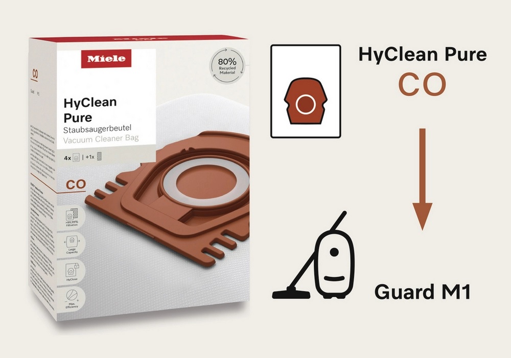 Miele HYCLEAN PURE CO (Standard box) Vacuum Cleaner Bags - Image 2