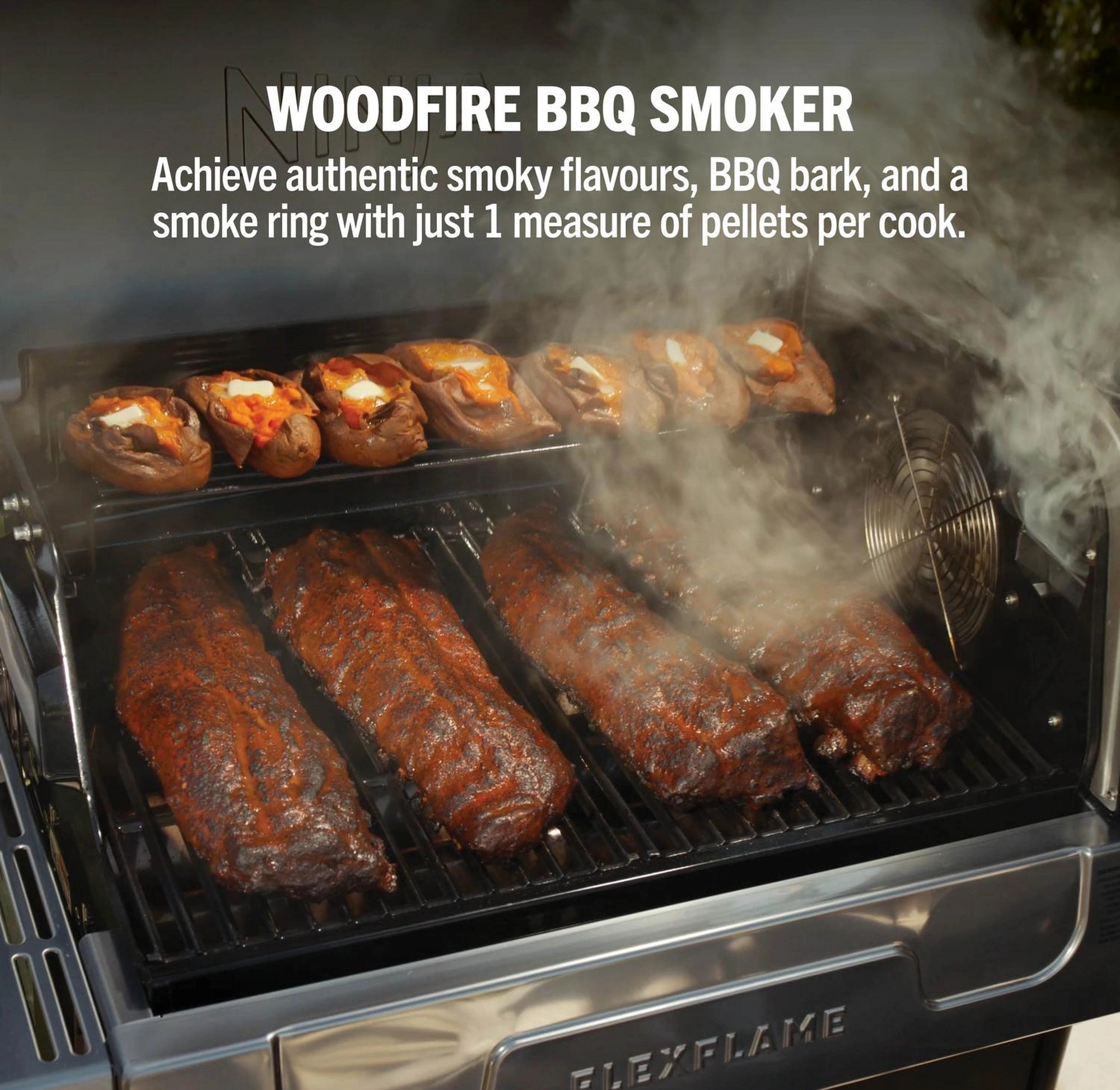 NINJA PG301UKGN FlexFlame Gas BBQ & Outdoor Cooking System - Green - Image 5 NINJA PG301UKGN FlexFlame Gas BBQ & Outdoor Cooking System - Green - Image 5