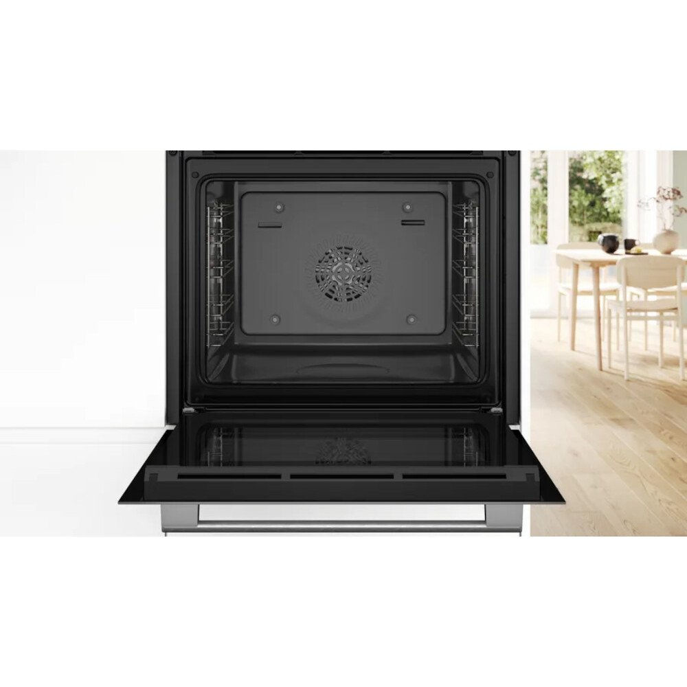 Bosch HQA534BW3B Series 4 Built-In Electric Single Oven, White, A+ Rated - Image 2 Bosch HQA534BW3B Series 4 Built-In Electric Single Oven, White, A+ Rated - Image 2