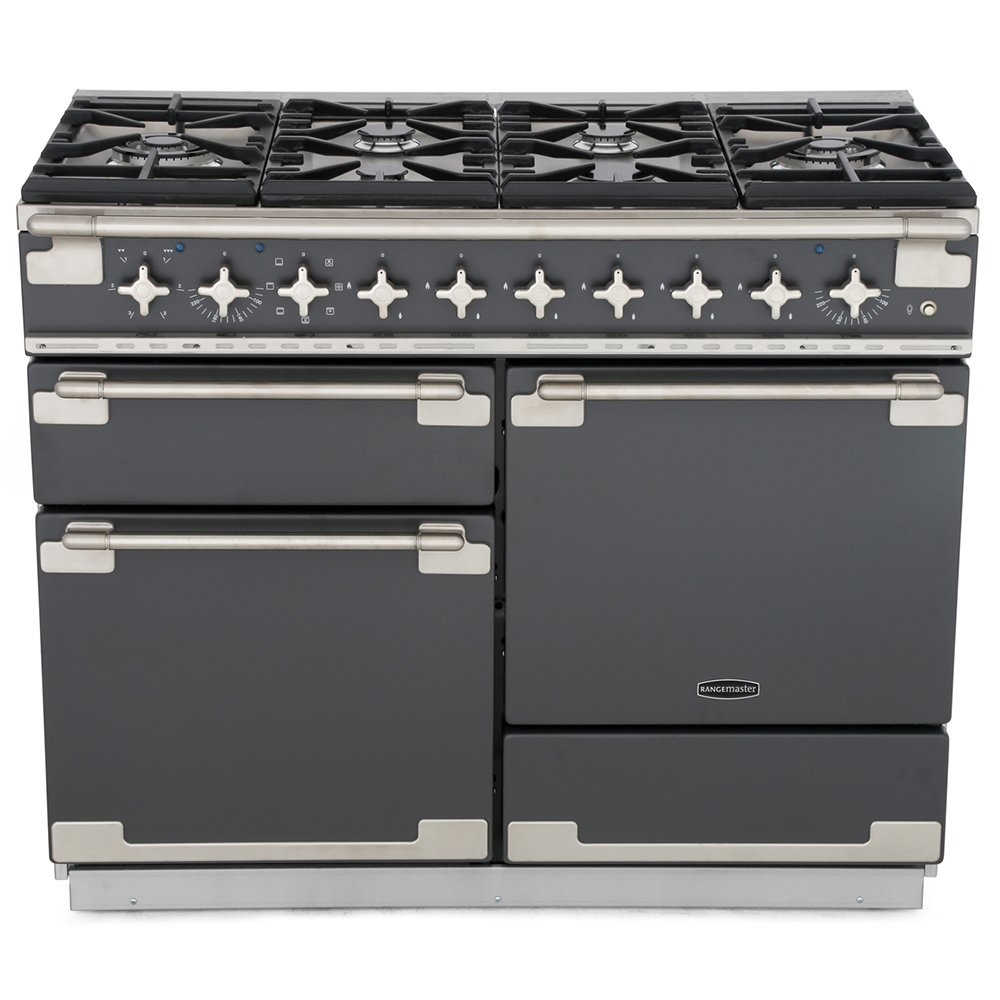 Rangemaster ELS110DFFSL 110cm Dual Fuel Range Cooker Elise Slate/Brushed Nickel Rangemaster ELS110DFFSL 110cm Dual Fuel Range Cooker Elise Slate/Brushed Nickel