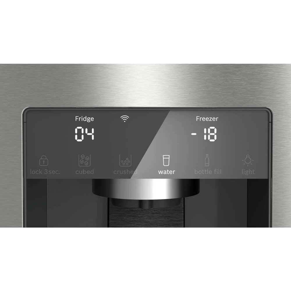 Bosch KFD96APEA Plumbed American Fridge Freezer - Stainless Steel - Image 4