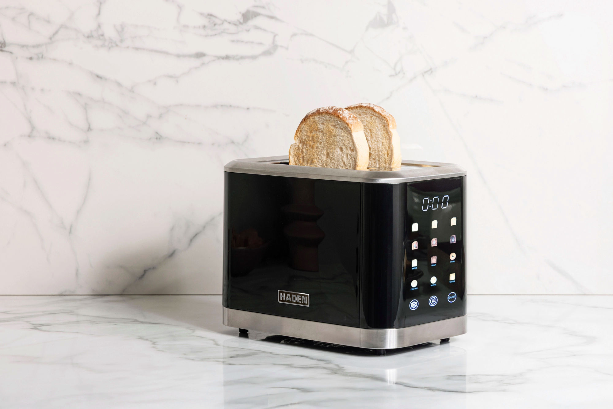 Haden 212948 Touch Screen 2 Slice Toaster - Black - Image 2