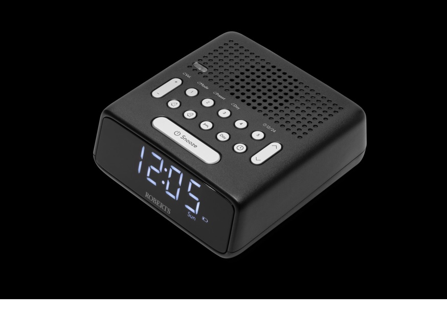 Roberts Ortus FM Clock Radio – Black - Image 2