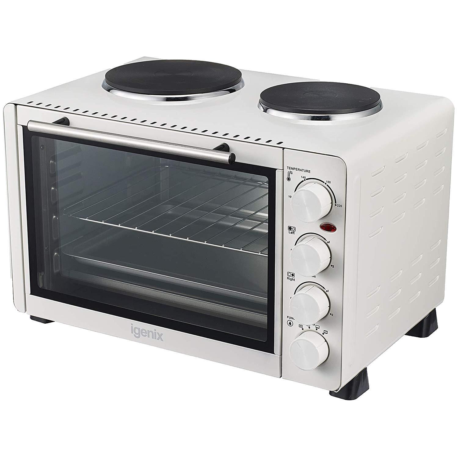 Igenix IG7130 - Mini electric oven with hotplate