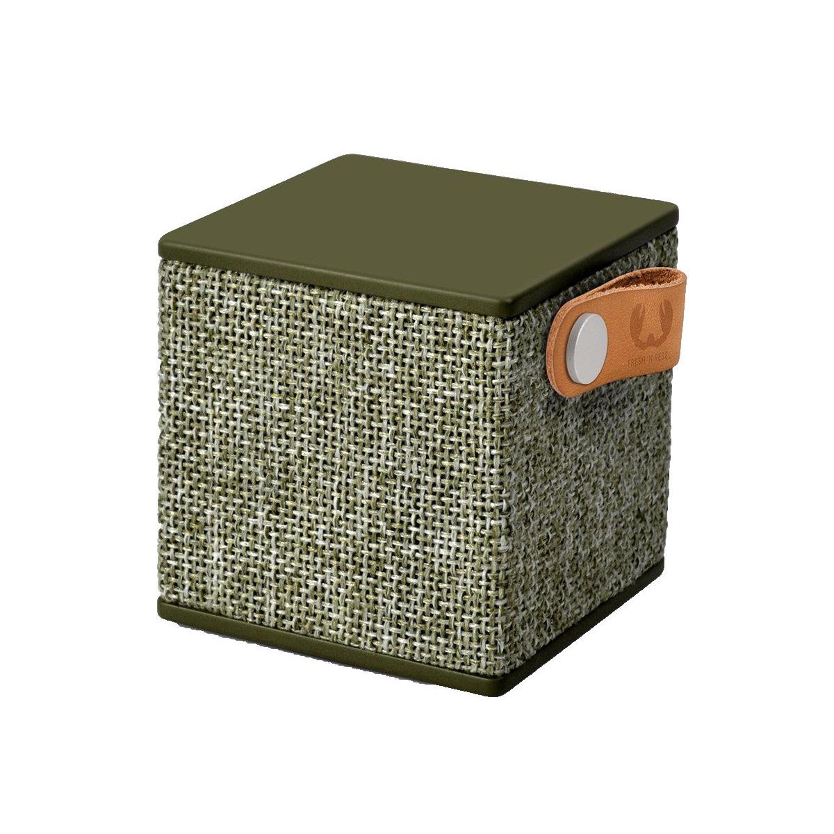 Rockbox Cube Portable Bluetooth Speaker in Army