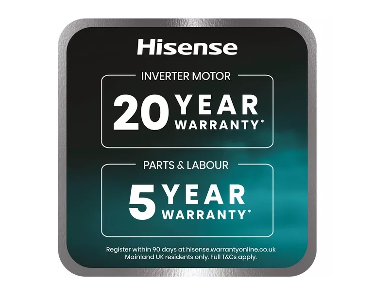 Hisense WF5I9043BWFS WiFi-enabled 9kg 1400 Spin Washing Machine - White - Image 5 Hisense WF5I9043BWFS WiFi-enabled 9kg 1400 Spin Washing Machine - White - Image 5