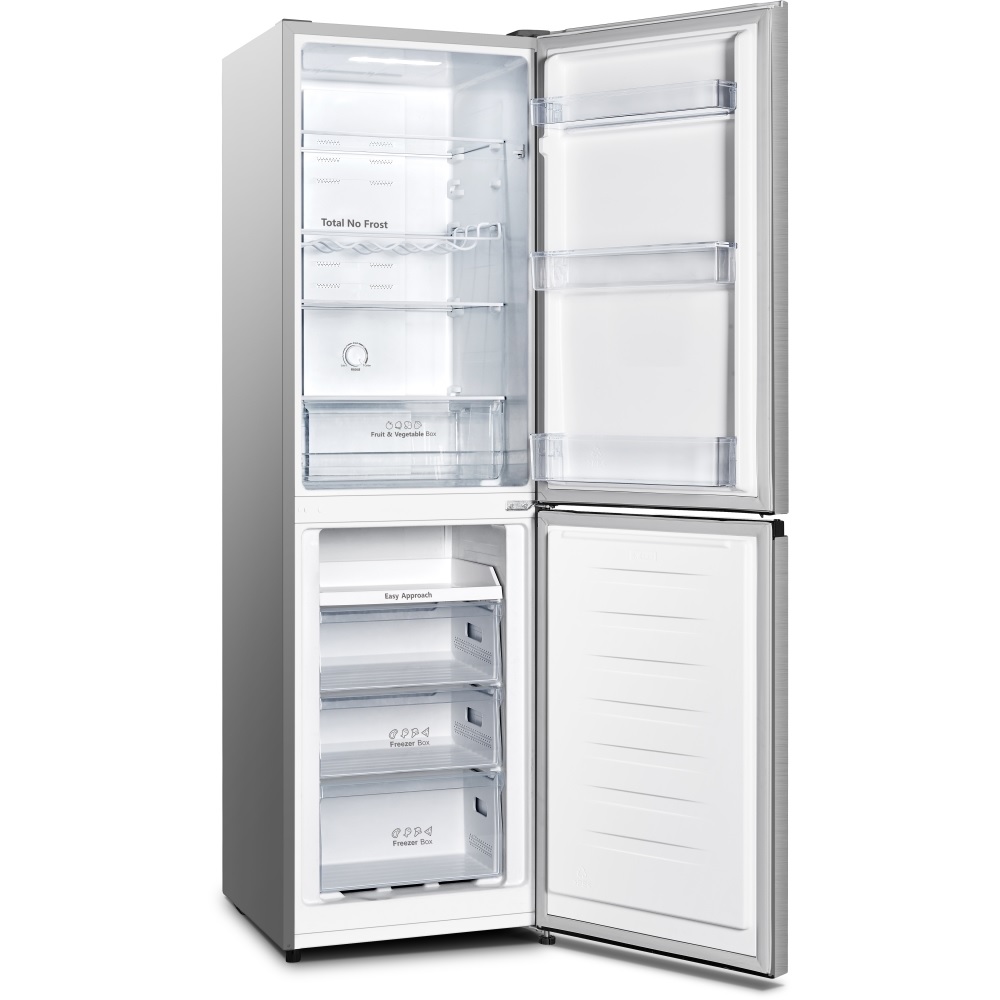 Hisense RB327N4BCE Total No Frost Fridge Freezer, 50/50 - Stainless Steel - Image 2