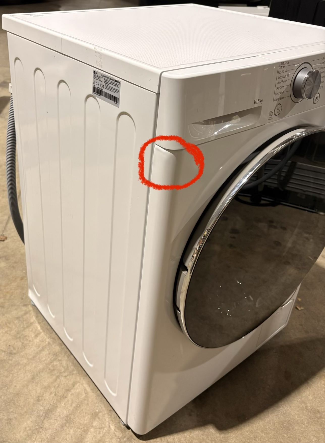 LG F4V909WTS 9kg WiFi Connected Washing Machine (GRADED*) - Image 2