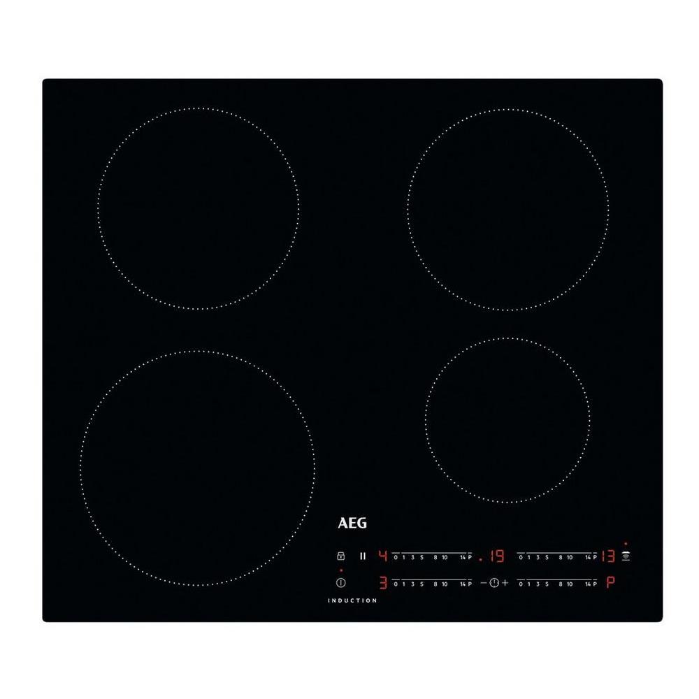 AEG IBX64200CB 59cm Induction Hob in black - Image 1 AEG IBX64200CB 59cm Induction Hob in black - Image 1