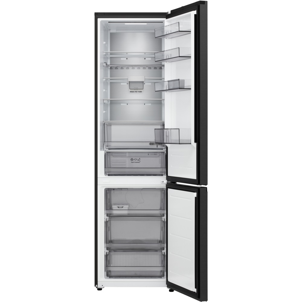 LG GBBS524CEV Total No Frost Fridge Freezer, 70/30 - Black - Image 2