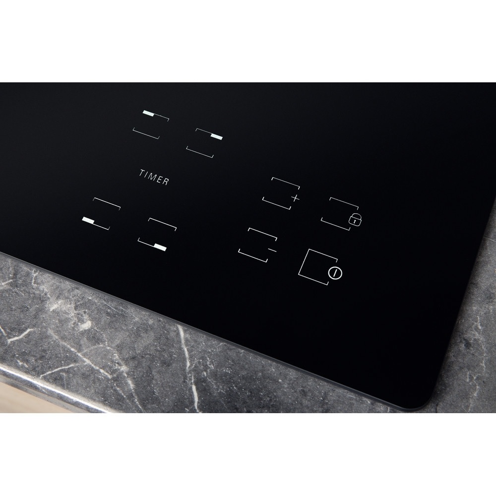Hotpoint HR612CH 58cm Ceramic Hob - Black - Image 4