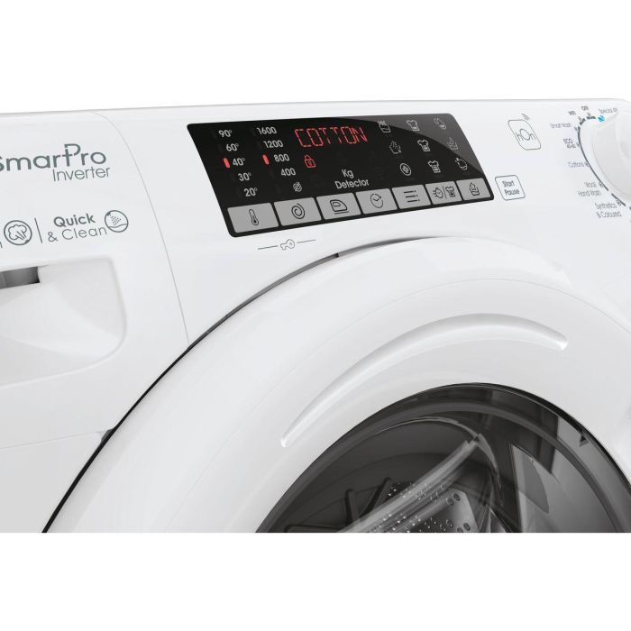 Candy Smart Pro Inverter CSO696TWM6-80 9kg Washing Machine with 1600 rpm - White - Image 3 Candy Smart Pro Inverter CSO696TWM6-80 9kg Washing Machine with 1600 rpm - White - Image 3