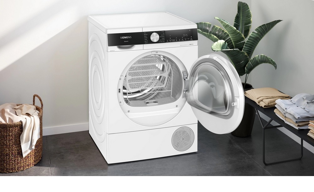 Siemens WQ45G202GB 9kg Heat Pump Tumble Dryer – White - Image 2 Siemens WQ45G202GB 9kg Heat Pump Tumble Dryer – White - Image 2