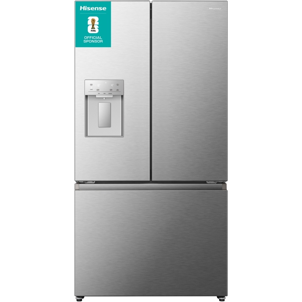 Hisense RF815N4SESE Plumbed American Fridge Freezer - Stainless Steel