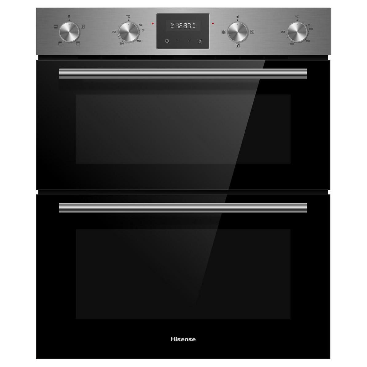 Hisense BID75211XUK 59.4cm Built Under Electric Double Oven in stainless steel Hisense BID75211XUK 59.4cm Built Under Electric Double Oven in stainless steel