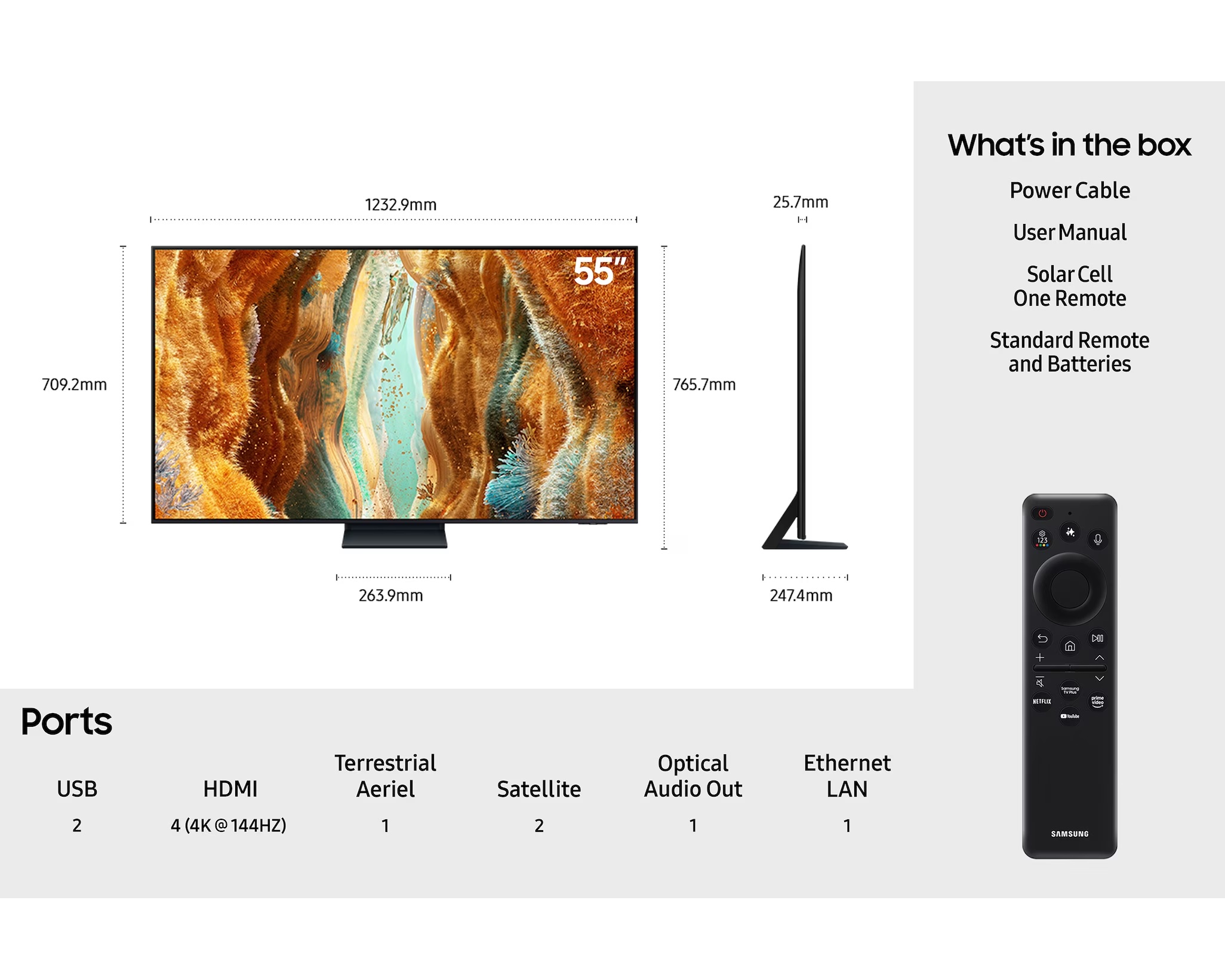 Samsung QE55QN73FATXXU 55" 4K Neo QLED HDR Smart TV - Image 5