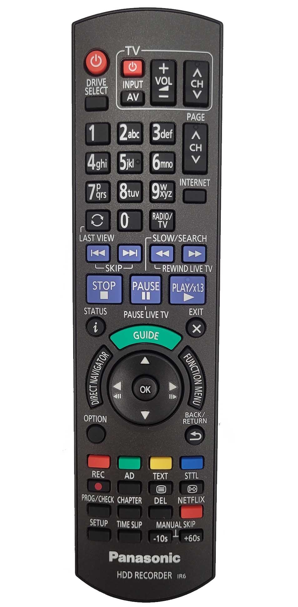 Panasonic N2QAYB000618 Remote Control