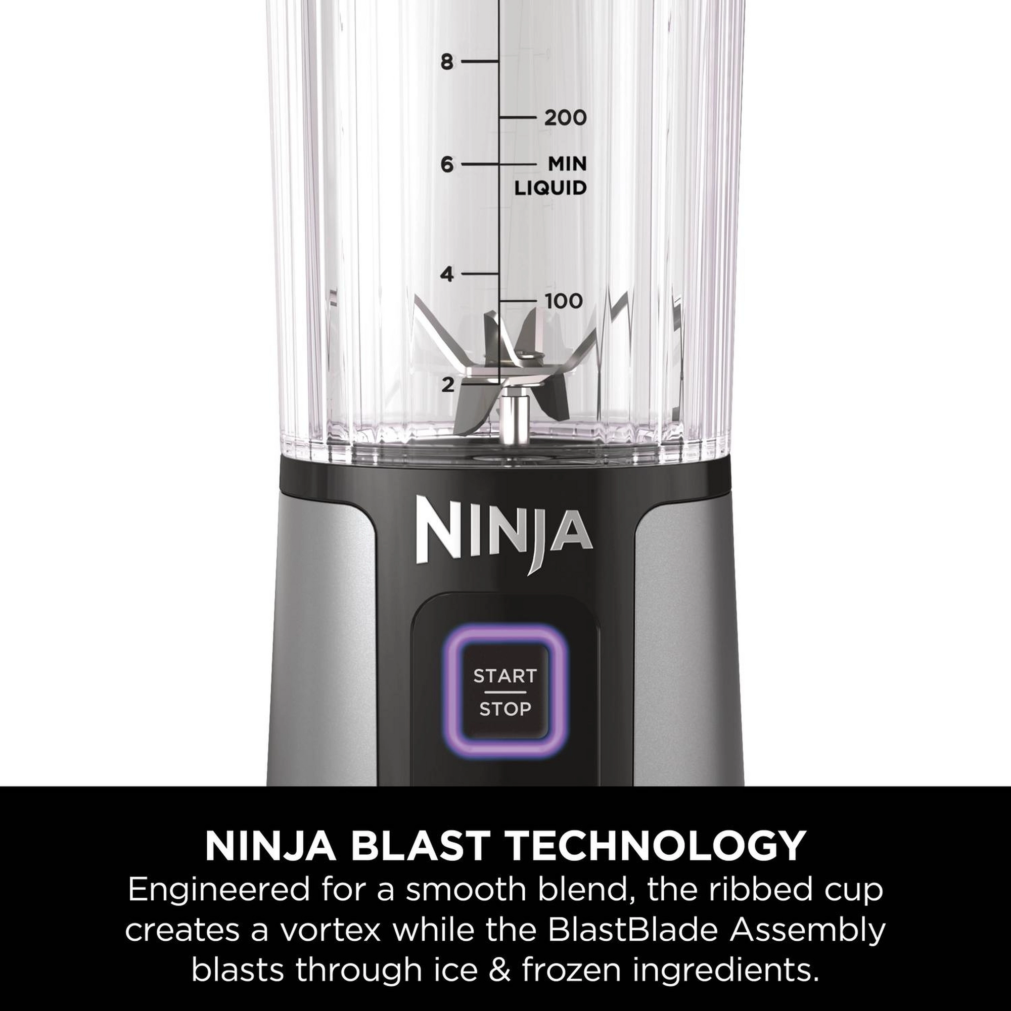 Ninja BC151UKBK Cordless Portable Motorised/Compact Blender - Black - Image 2