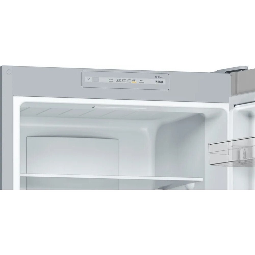 Bosch KGN33NLEBG No Frost Fridge Freezer, 70/30 - Stainless Steel - Image 3