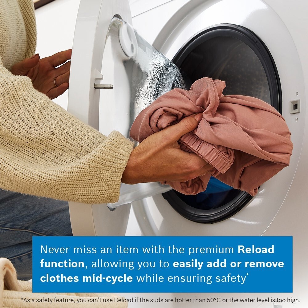 Bosch WNA144V9GB Series 4 Washer Dryer, 9kg/5kg, 1400 Spin – White - Image 5