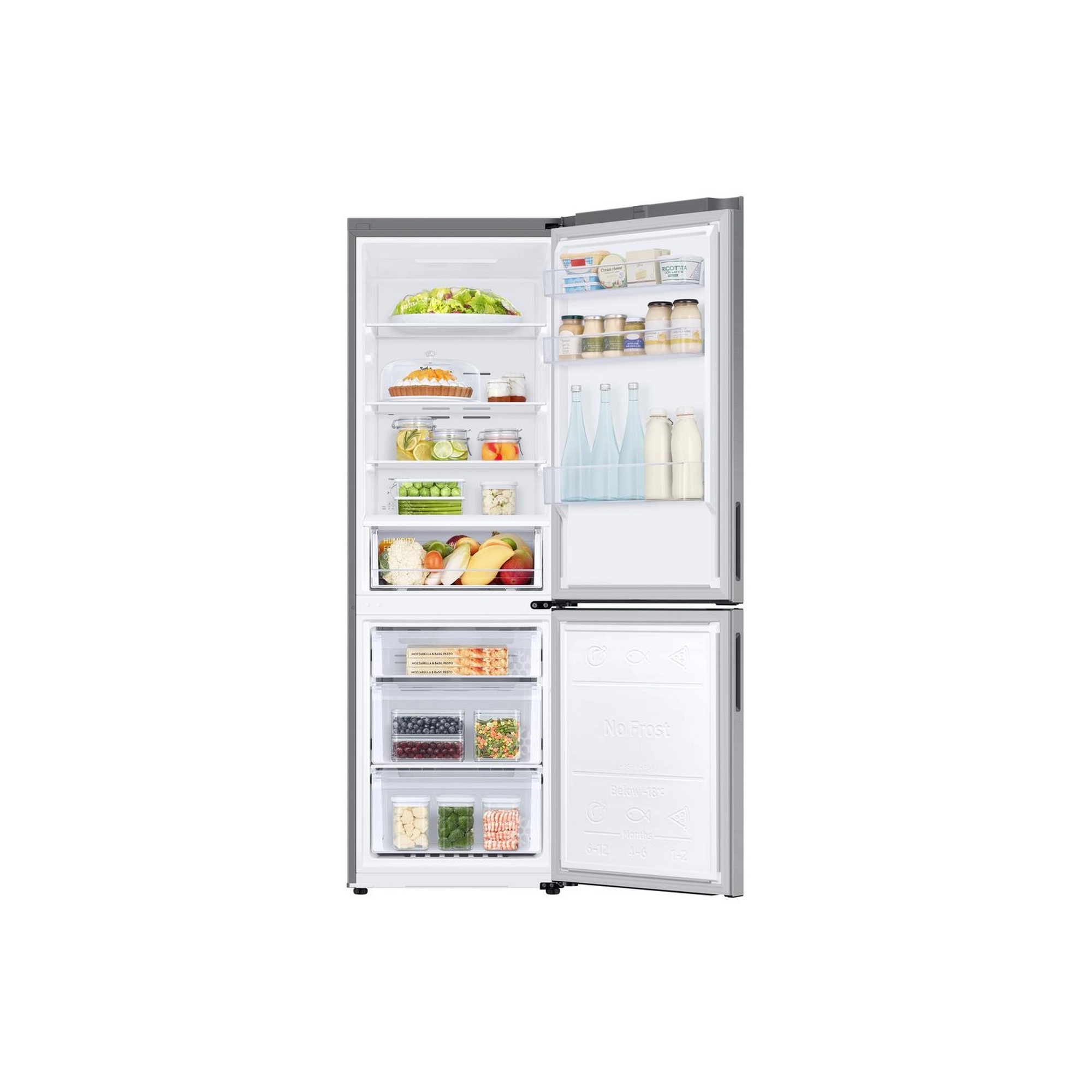 Samsung RB33B610ESAEU 60/40 Frost Free Fridge Freezer - Silver - Image 2