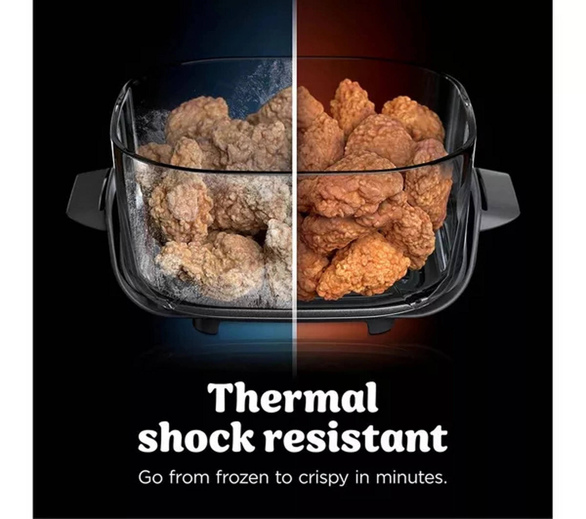 Ninja DD102UKIV2 Dual Zone 8-in-1 Function Glass Air Fryer - Bone - Image 3 Ninja DD102UKIV2 Dual Zone 8-in-1 Function Glass Air Fryer - Bone - Image 3