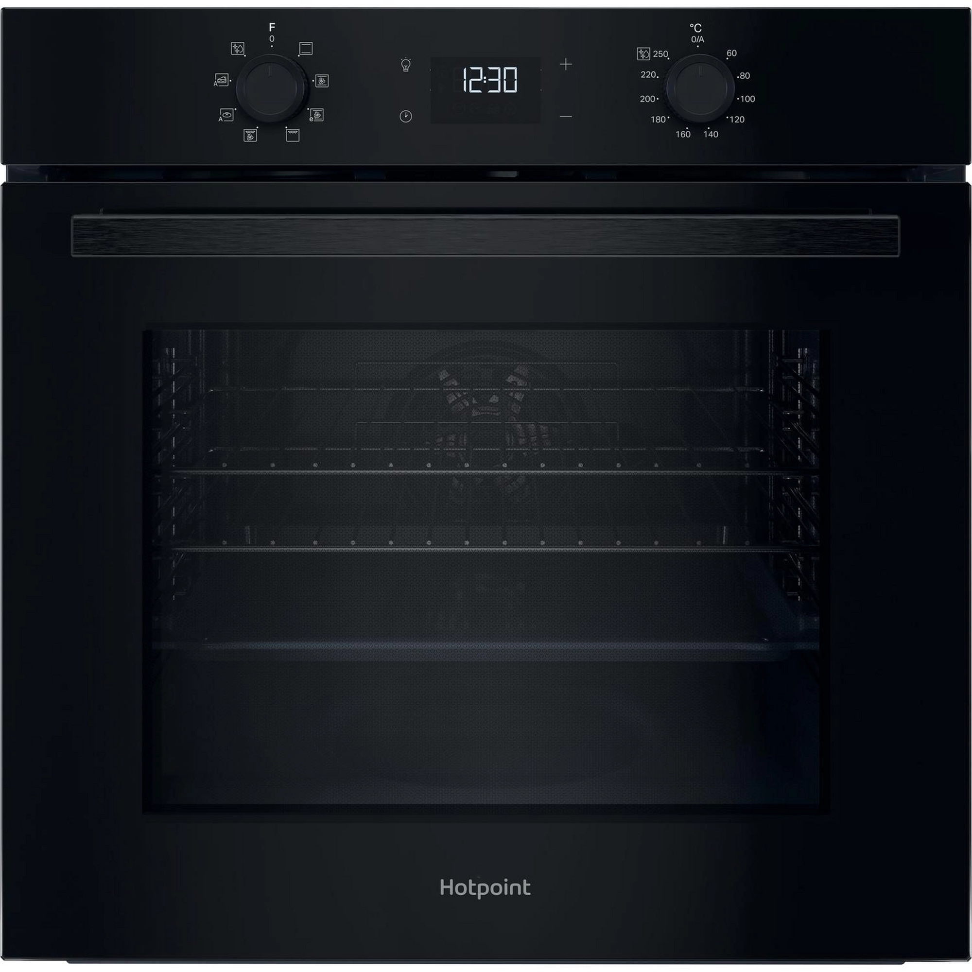 Hotpoint HO455HBUK 60cm Built In Electric Single Oven - Black - Image 1