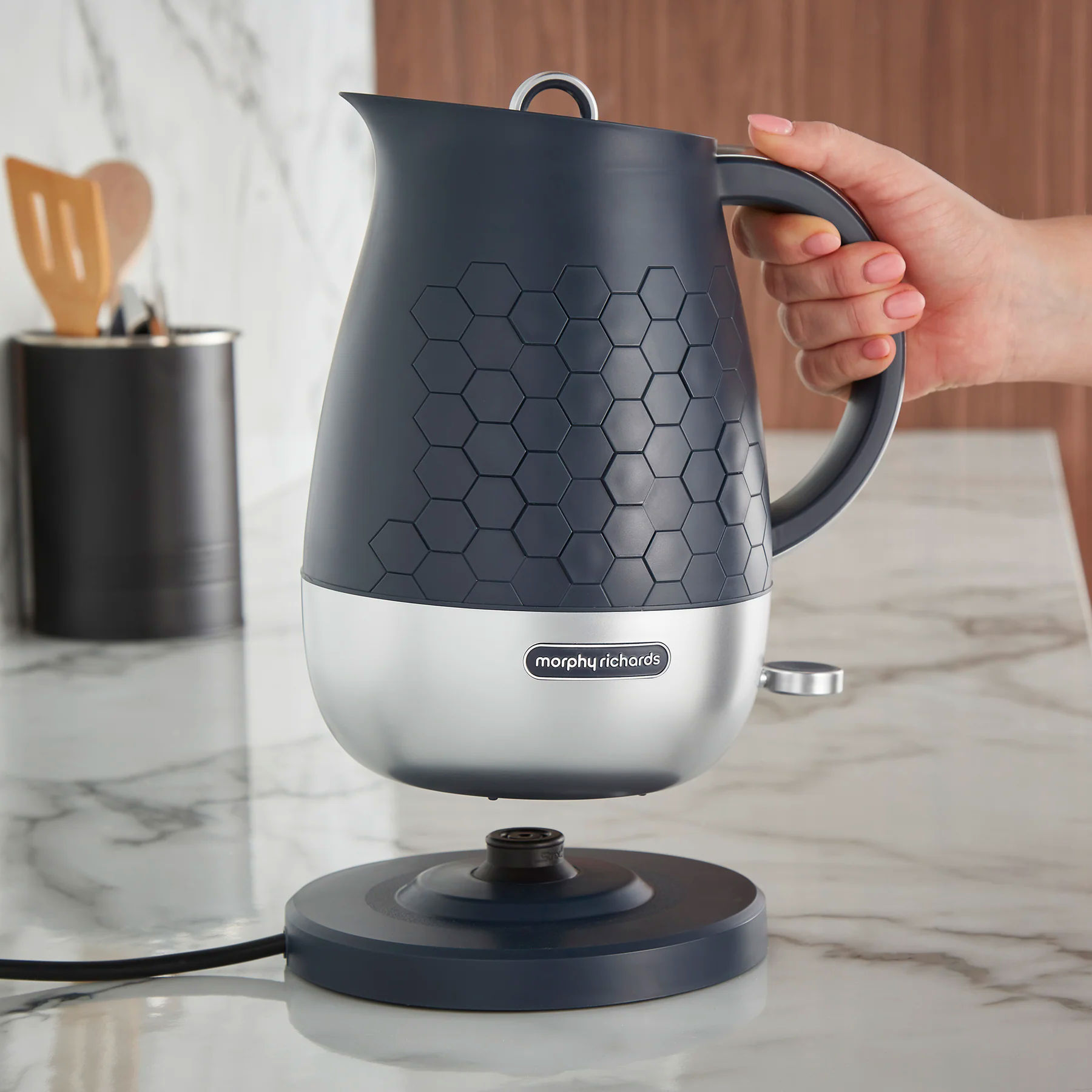 Morphy Richards Appliances 103021 Cassini 1.7L Jug Kettle - Outer Space - Image 2 Morphy Richards Appliances 103021 Cassini 1.7L Jug Kettle - Outer Space - Image 2