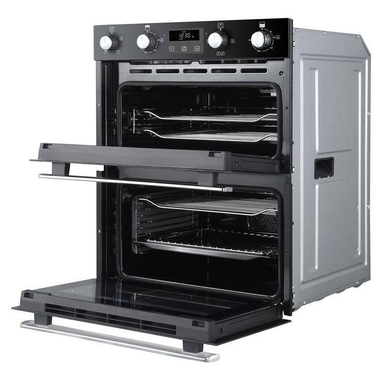 Belling BI702FPCT Black Built-Under Electric Double Oven, A Rated - Image 2