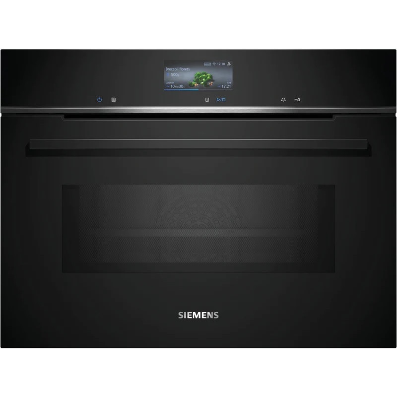 Siemens CM736G1BIB Built-in compact oven with microwave function