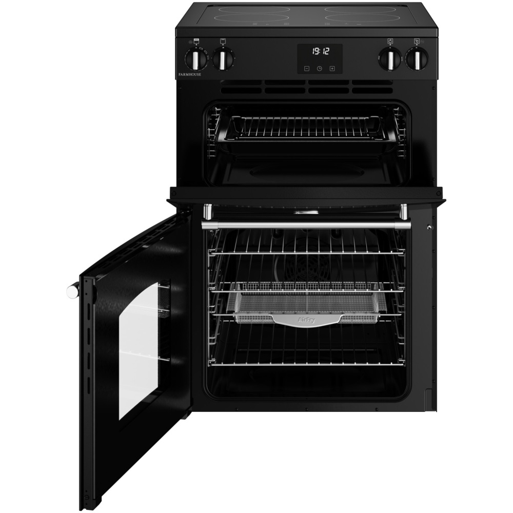 Belling 444411815 Farmhouse 60Ei TCH Induction Electric Cooker with Double Oven, Black - Image 2