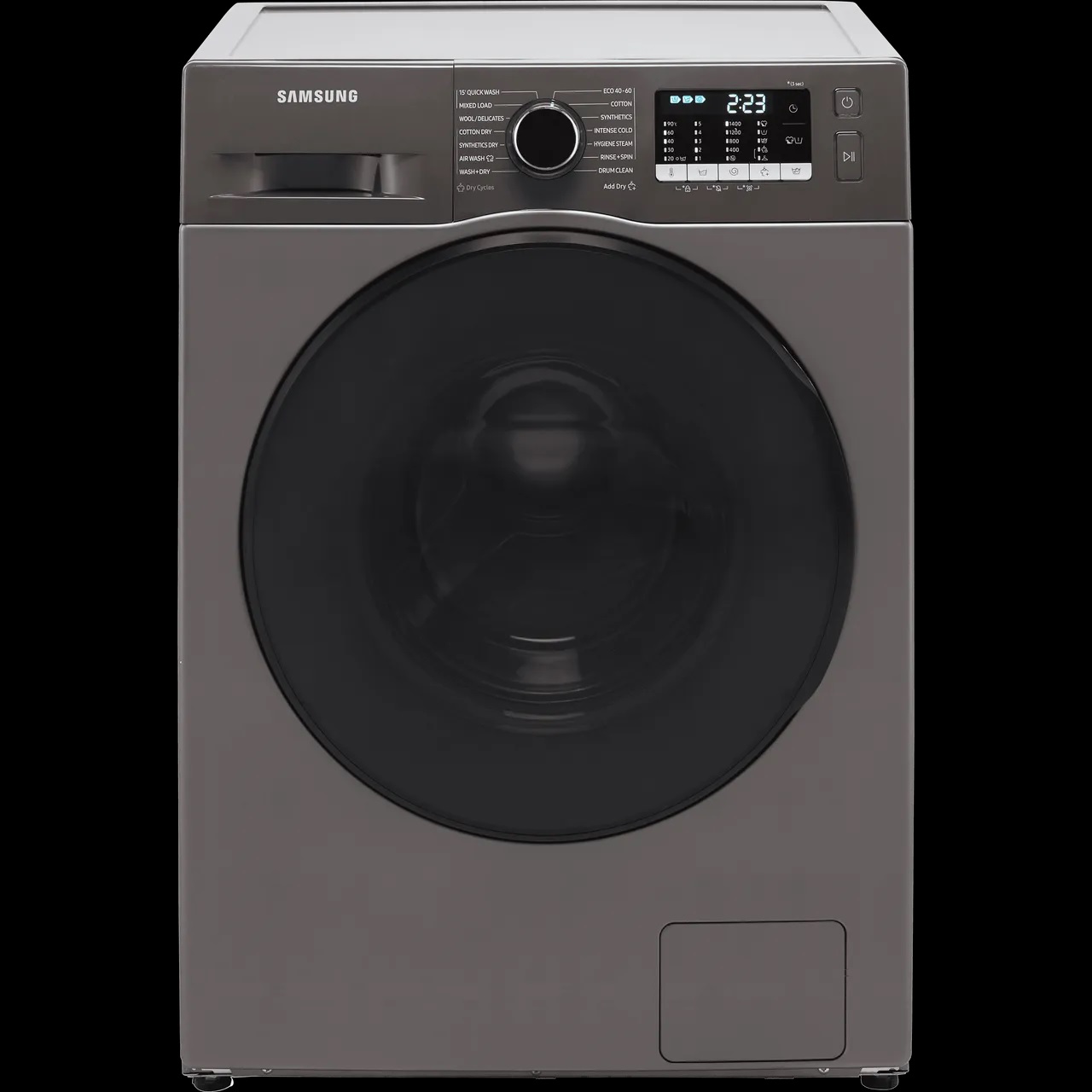 Samsung WD80TA046BX/EU Series 5, 8/5kg, 1400 Spin Washer Dryer with ecobubble - Graphite