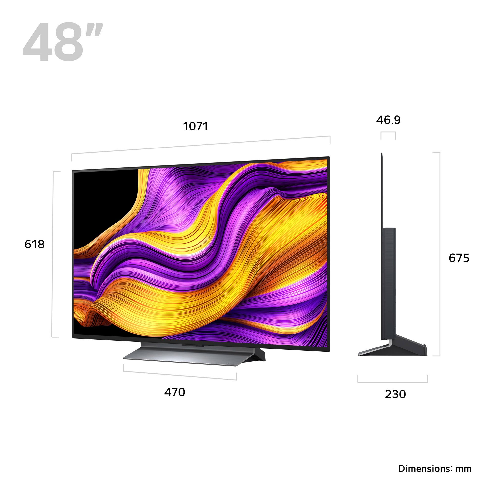 LG OLED48G56LS.AEK 48" 4K OLED Smart TV - Image 2 LG OLED48G56LS.AEK 48" 4K OLED Smart TV - Image 2