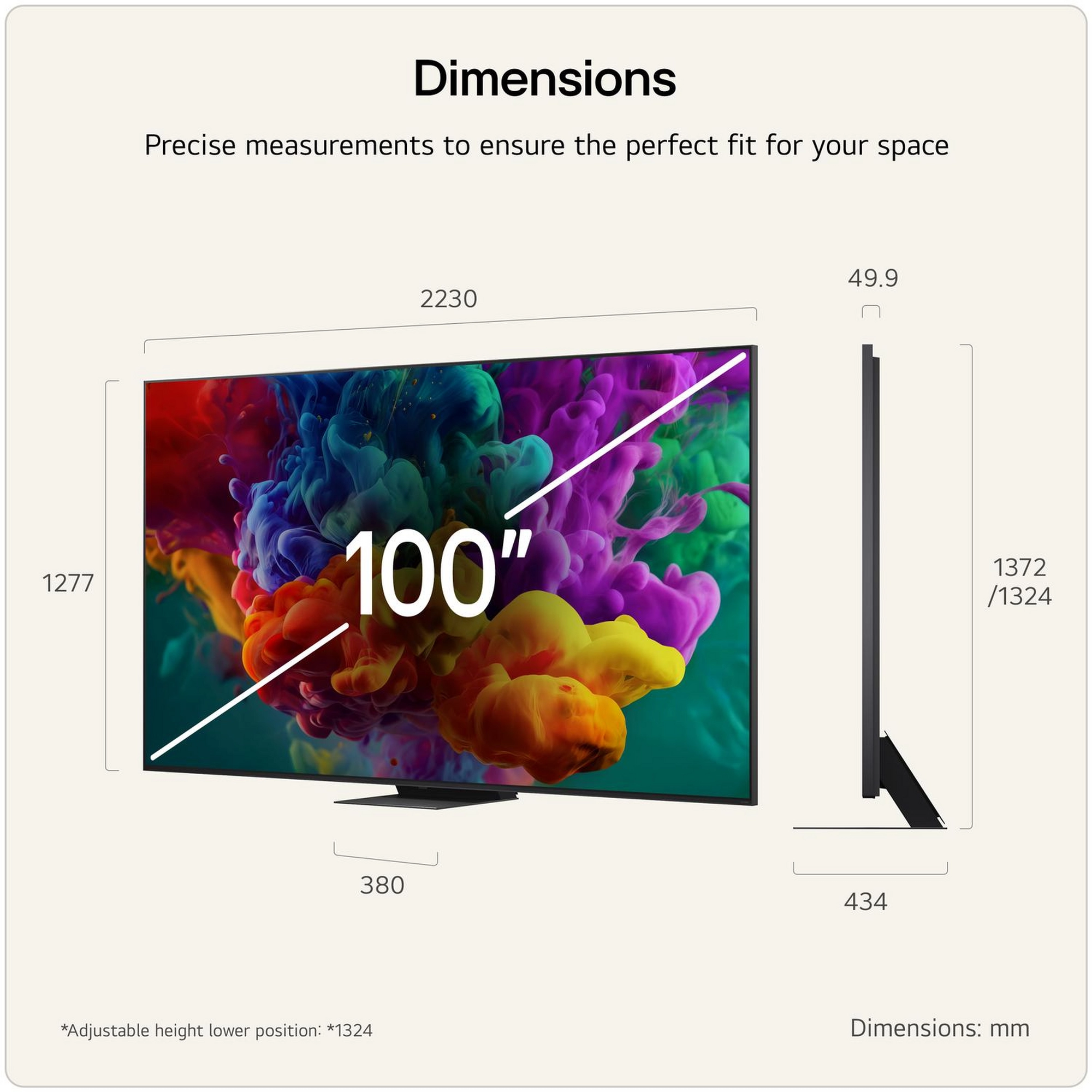 LG 100QNED87B6.AEK 100" 4K QNED evo AI Smart TV - Image 2